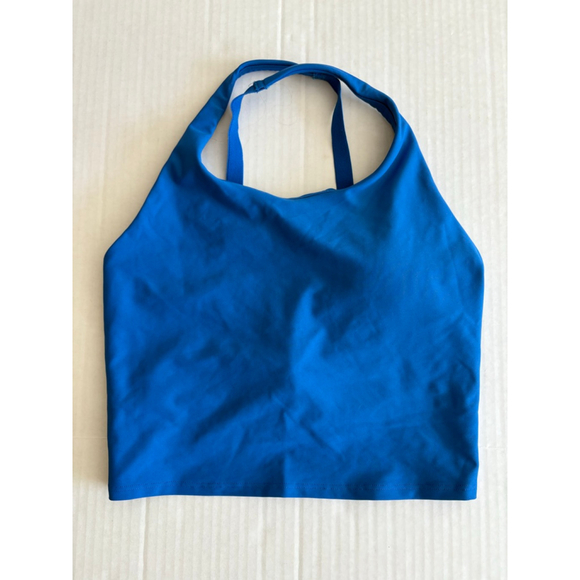 Women's Old Navy Active Blue Powersoft Sports Bra Crop Top Size M - Picture 1 of 7
